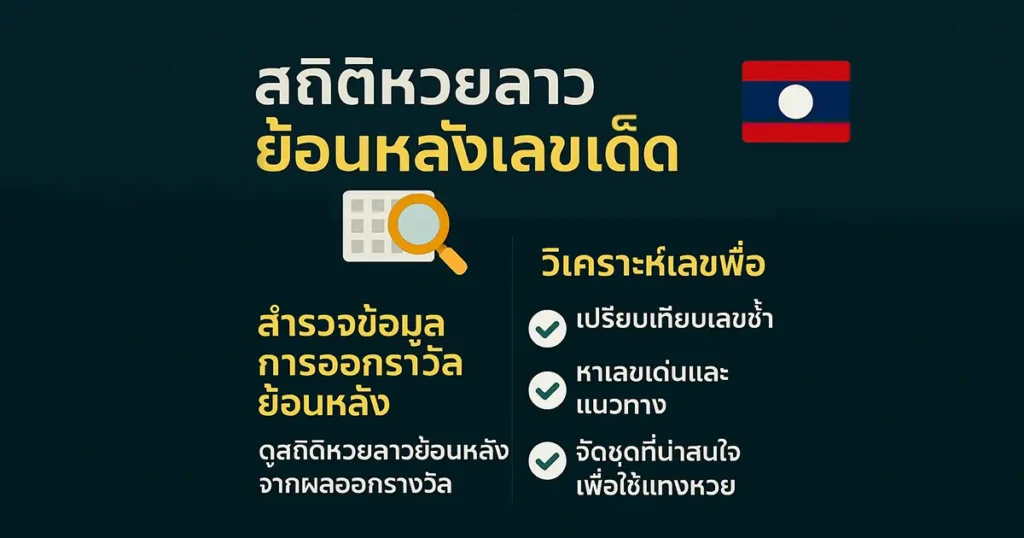 สถิติหวยลาวย้อนหลัง