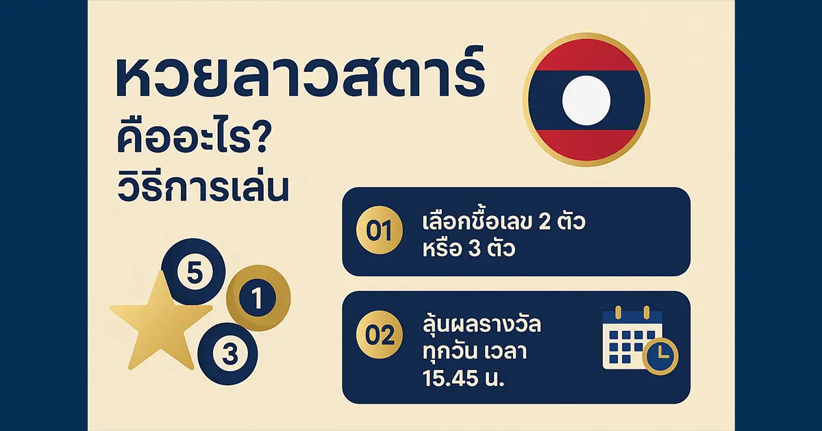หวยลาวสตาร์ คืออะไร? วิธีการเล่น
